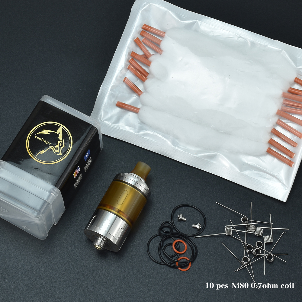 Vape Coil Replacement - Wolfcoolvape Hussar Gobby RTA タンク ベイプ
