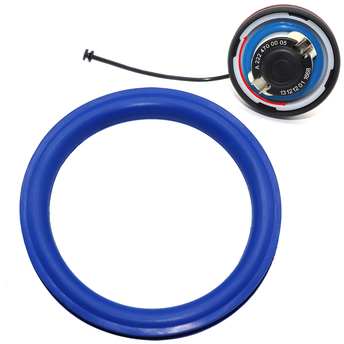 Tank O-Ring Seal - ガスキャップ燃料シールタンクカバーネック修理 V 字型 O リングゴムガスケットワッシャーベンツ C