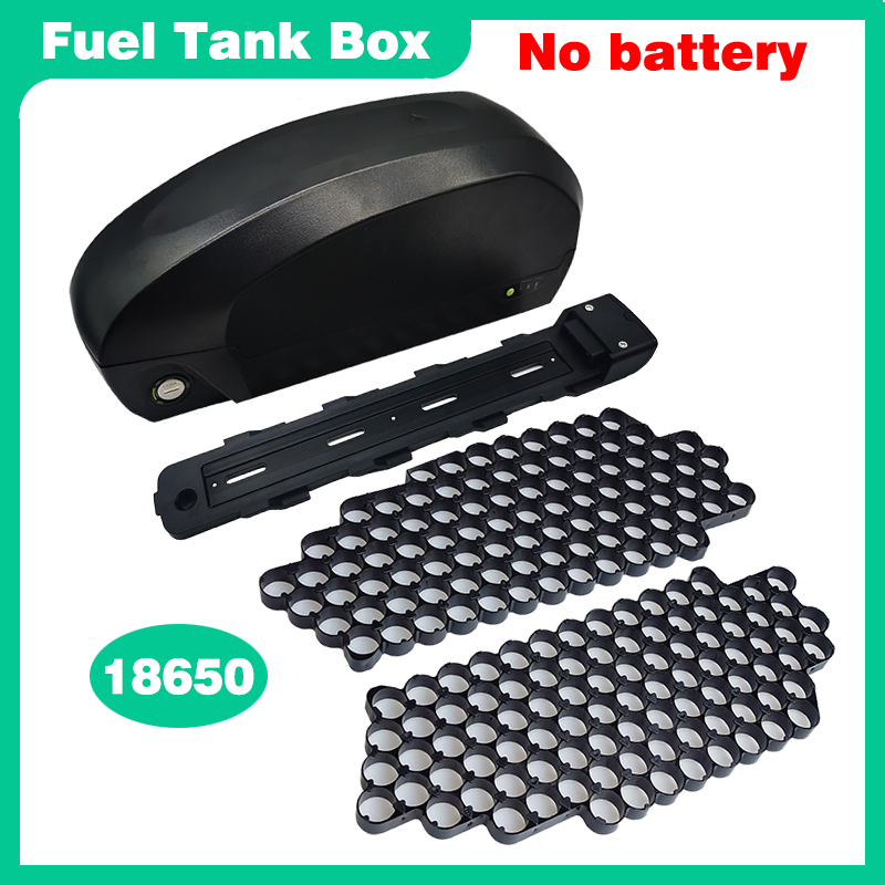 Battery Case Storage - Super73用空電動自転車バッテリーボックス48V、13S7P 18650 48Vバッテリーケース（バッテリーなし）、燃料タンクスタイルプラスチック交換品