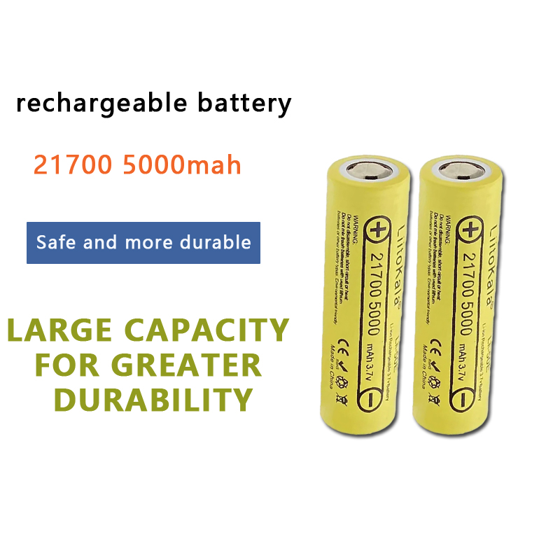 Vape Battery 18650 - Lii-50E 3.7V 21700 LiitoKala 5000mAh充電式バッテリー 5C放電