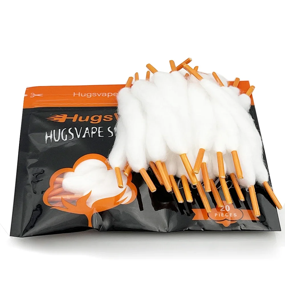 Cotton Wick Organic - Hugos Snow オーガニックコットン プレロードド・ウィックコットン（ヒーティングワイヤー用オイルストレージコットン）