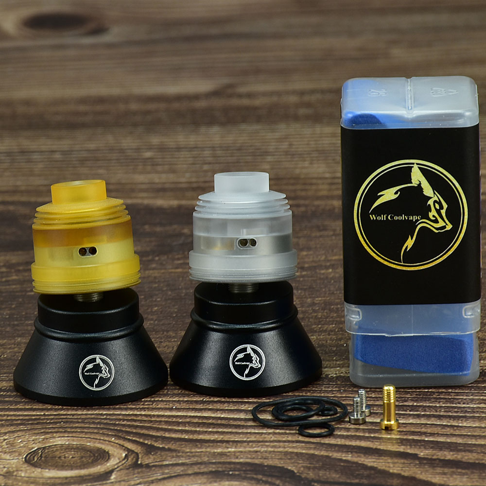 Rda Atomizer Deck - Wolfcoolvape Hussar V2 RDAタンクアトマイザー ベイプ シングルコイル