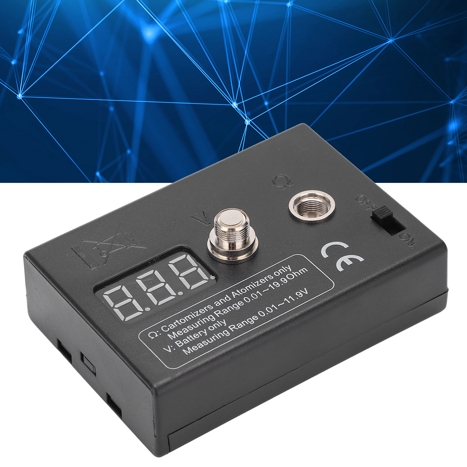 0.01-20Ω抵抗オームメーターコイルテスターアトマイザー - Ohm Meter Reader のレビューと価格