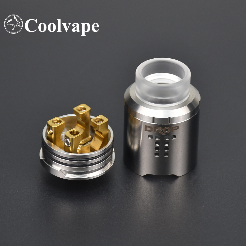 Wolfcoolvape ドロップ RDA 24mm ベイプ - Rda Atomizer Deck のレビューと価格