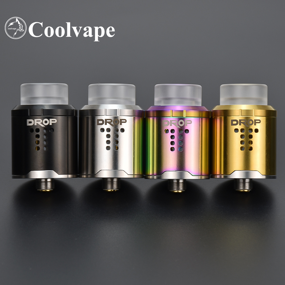 Wolfcoolvape ドロップ RDA 24mm ベイプ - Rda Atomizer Deck のレビューと価格