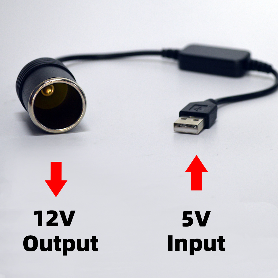 5Vから12VへのコンバーターケーブルエクステンダーUSBま - Accessories For Vaping のレビューと価格
