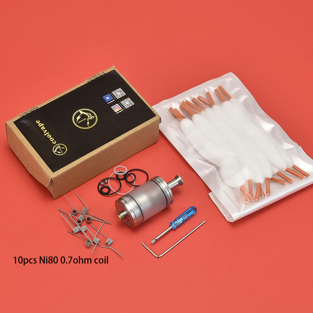 Taifun gtr rta-シングルコイルmtl噴霧器,容 - Vape Coil Replacement のレビューと価格