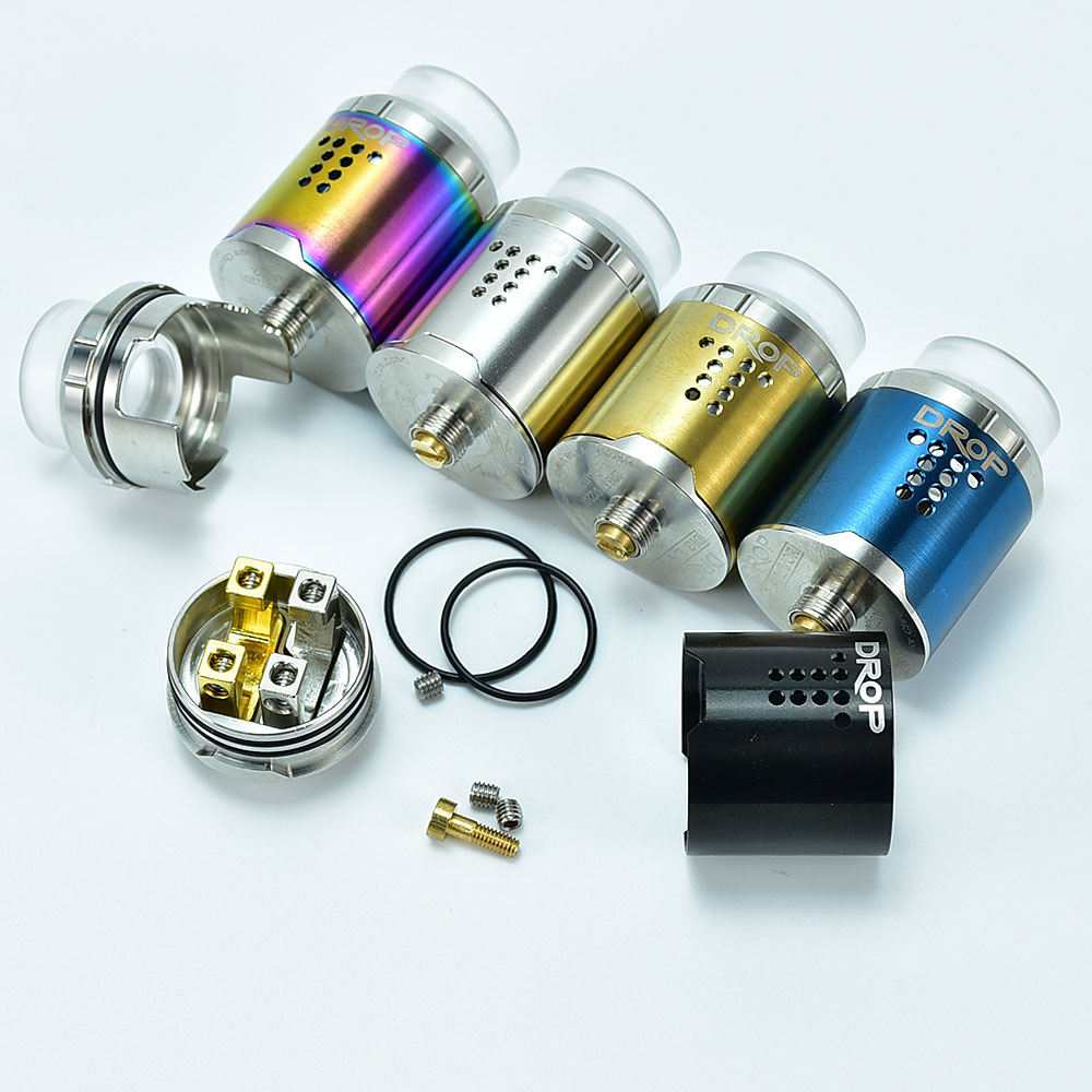 24mm DROP RDA タンクアトマイザー - 316S - Vape Coil Replacement のレビューと価格