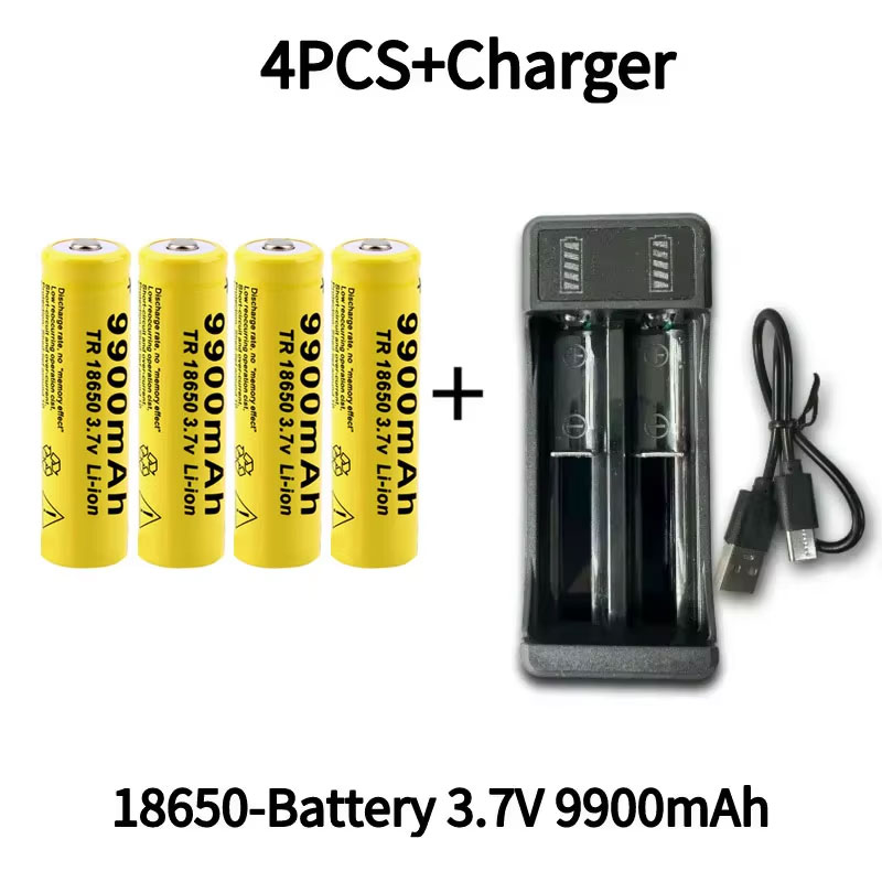 3.7V 9900mAh 大容量 18650 リチウムイオン - Vape Battery 18650 のレビューと価格