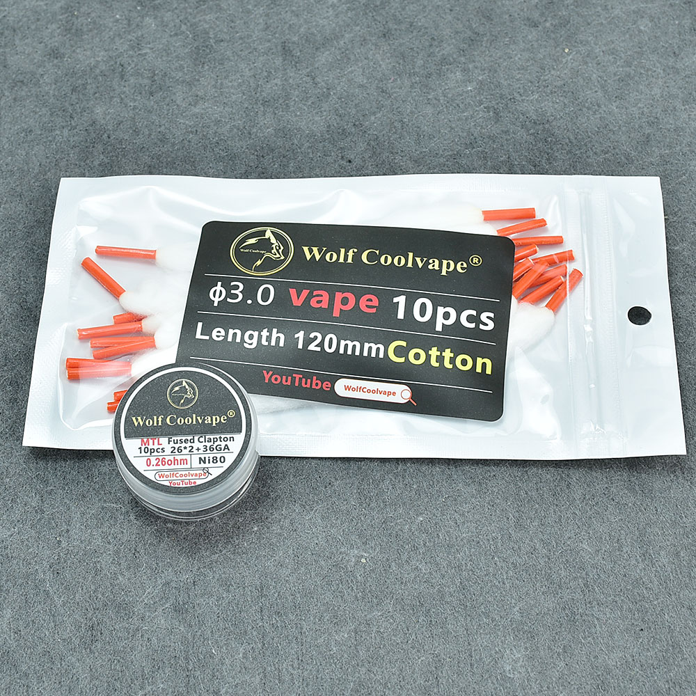 Wolfcoolvape-事前に構築された加熱ワイヤー、va - Vape Coil Replacement のレビューと価格