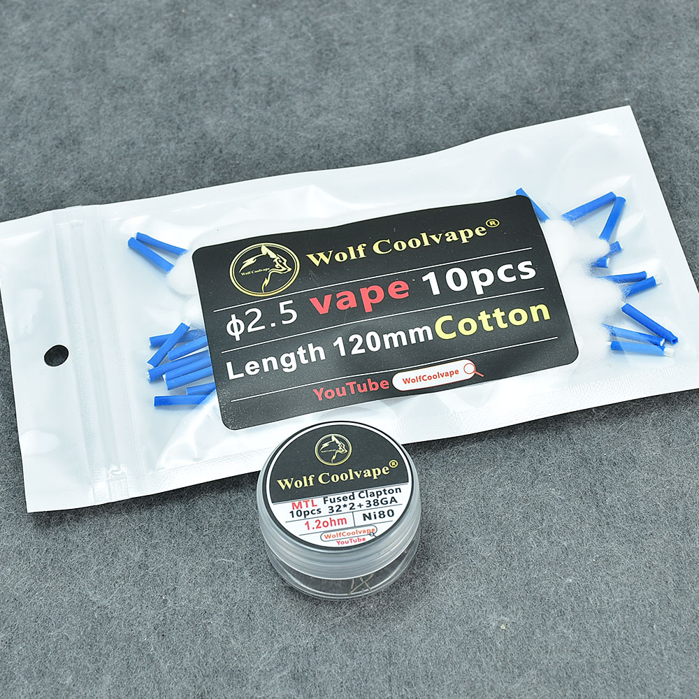 Wolfcoolvape-事前に構築された加熱ワイヤー、va - Vape Coil Replacement のレビューと価格