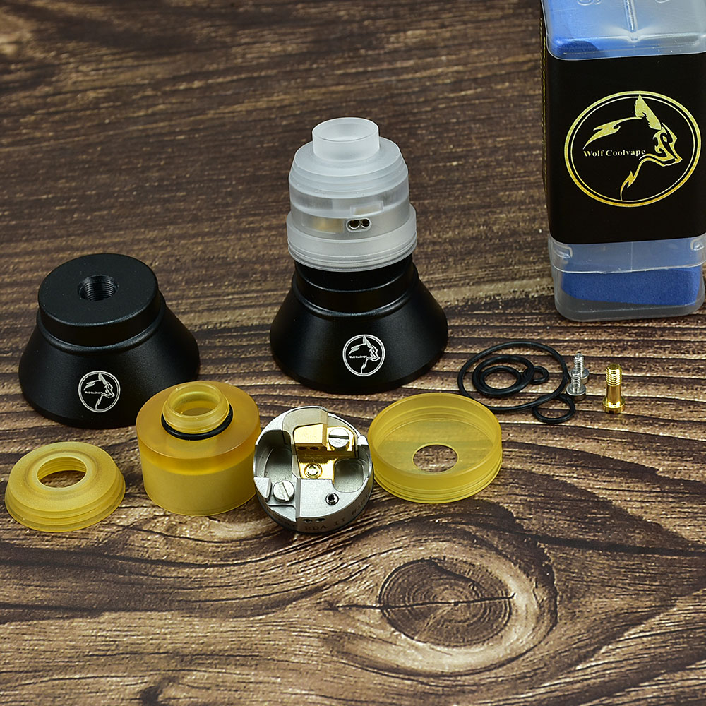 Wolfcoolvape Hussar V2 RDAタンクア - Rda Atomizer Deck のレビューと価格